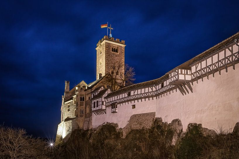 Wartburg am Abend von Martin Wasilewski