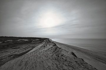 Op het Oostzeestrand met duinen van Martin Köbsch