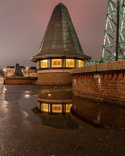 Soirée pluvieuse à Rotterdam