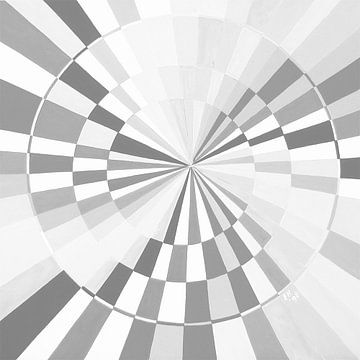 EH PAINTING ART 1998 #1084 Dizzy Soft-Schwarz von Willem Hartgers