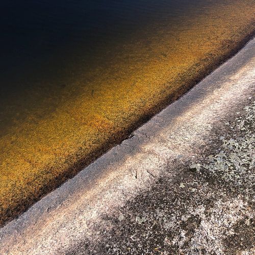 Wo Wasser und Stein aufeinander treffen