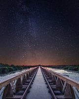 Milky Way Moerputt Railway Bridge Den Bosch