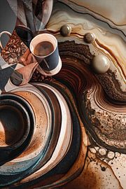 art abstrait du café sur Egon Zitter