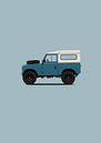 Land Rover Series Blue van Paul Jespers thumbnail