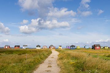 Strandhuisjes op Vesterstrand Æro