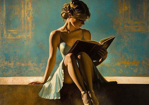 Ballerina mit Buch 1
