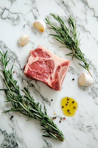 Viande et herbes