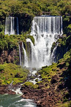Die Iguazu Wasserfälle zwischen Argentinien und Brasilien