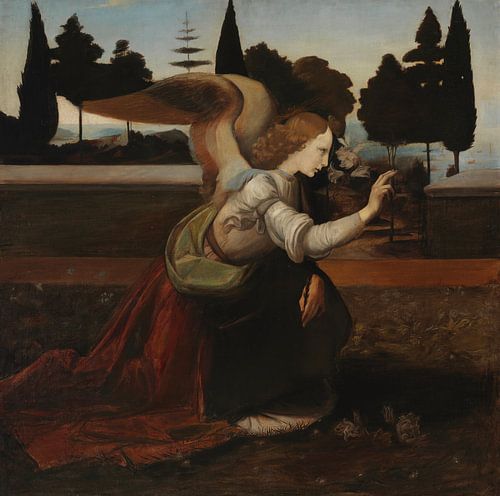 Magnus Enckell – Engel, nach Leonardo da Vincis „'s Verkündigung“ (1895)