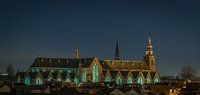 Die Gouda-Gläser der St. John's Church in Gouda werden von innen beleuchtet von Remco-Daniël Gielen Photography Miniaturansicht