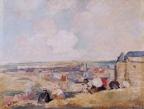 Jacques-Émile Blanche, View of Dieppe from the cliffs