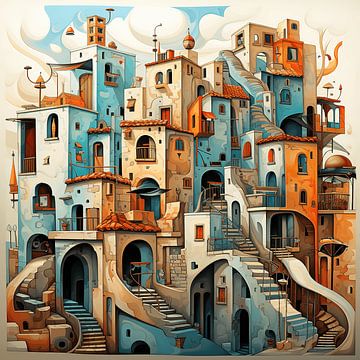 Mystical Town by Art Lovers