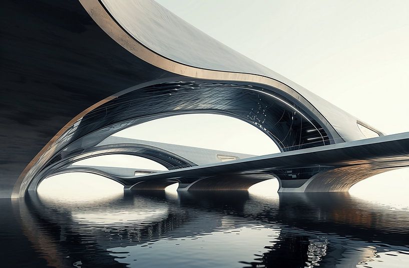 Moderne architectuur van fernlichtsicht