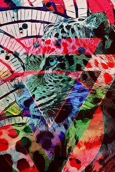 Léopard, triangles et autres formes