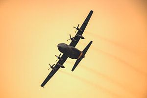 Lockheed C-130 Hercules Militärflugzeug der Königlichen Niederländischen Luftwaffe von Sjoerd van der Wal Fotografie