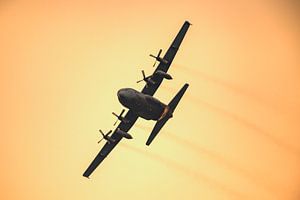 Lockheed C-130 Hercules military airplane of the Royal Dutch Air Force