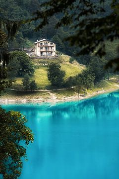 Lago di Tenno near Lake Garda in Italy