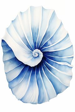 Coquille bleue sur Uncoloredx12