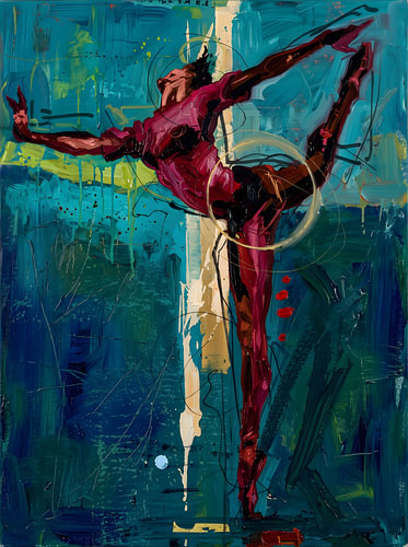 Dynamic Dancer Abstract