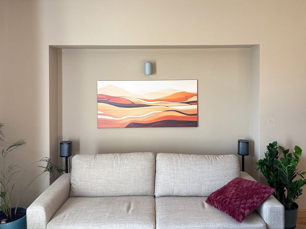 Abstrakte Hügellandschaft #3  von Bert Nijholt 