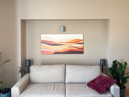 Abstrakte Hügellandschaft #3