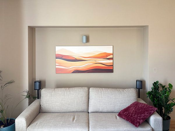 Abstract heuvel landschap #3