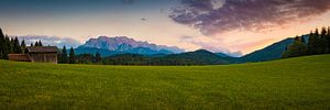 Wettersteingebirge und Zugspitze