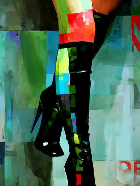 Boots and colours by Frank Heinz