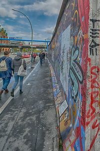 Eastside Berlijnse muur van Peter Bartelings