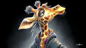 Giraffe Porträt