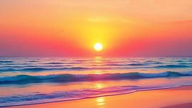 Coucher de soleil de la vie