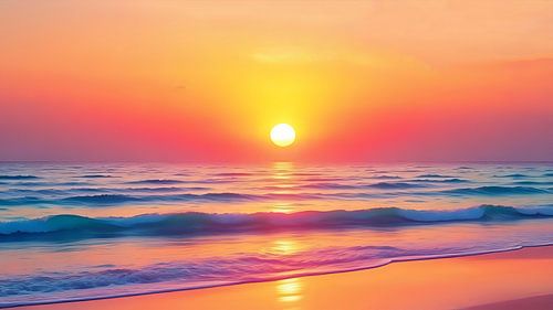 Zonsondergang van het leven