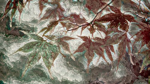 Bladeren en vrije bewerking