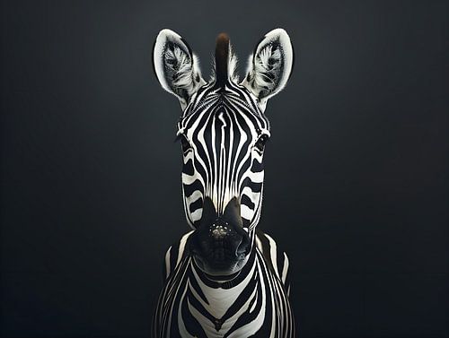 Zebra paard