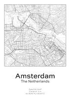 Stads kaart - Nederland - Amsterdam