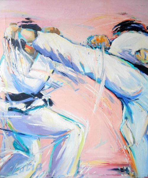 Karate - Mawashi geri by Lucia Hoogervorst