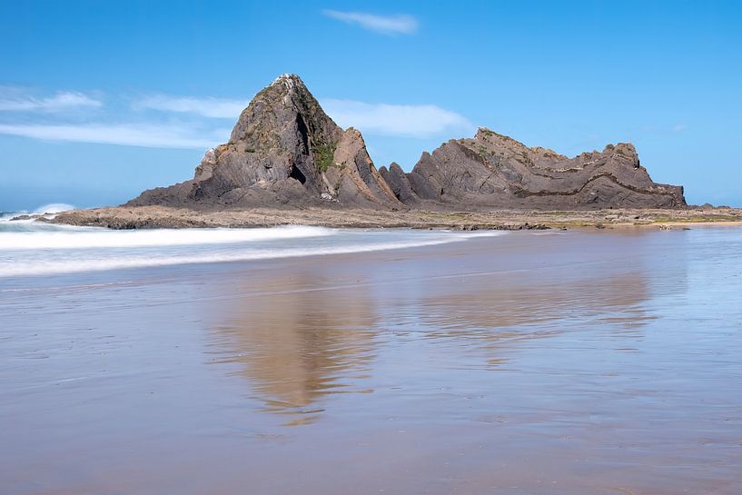 Rocks on Mutriku Beach by Detlef Hansmann Photography