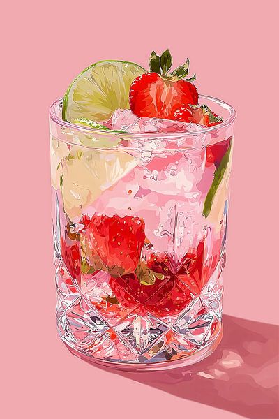 Erdbeere & Limette Nr. 1 von Studio BB