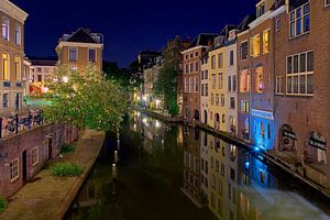 Nachtfoto Oudegracht Utrecht