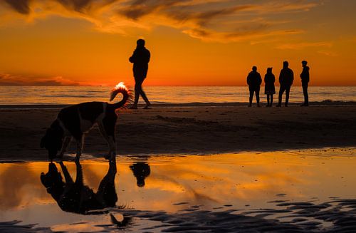 Zonsondergang Zandvoort aan Zee