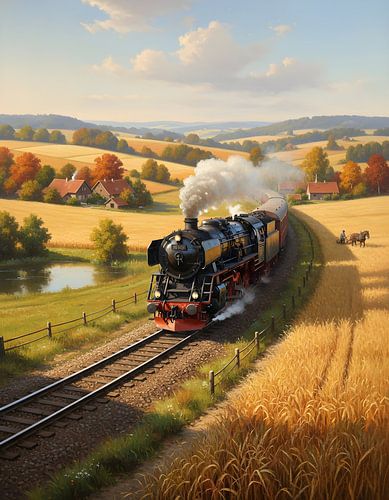 Les chemins de fer à la campagne au moment des récoltes