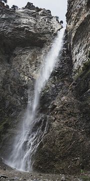 Cascade de Saint-Benoit, Avrieux, Frankrijk van Imladris Images