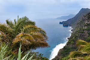 Uitzicht op de kust van Madeira