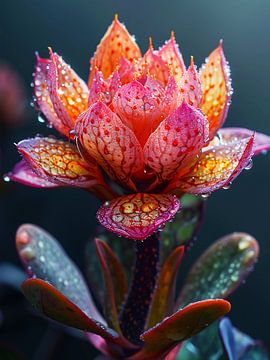 Majestueuze bloem close-up van haroulita