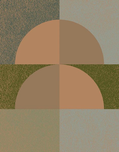 Mid Century Modern Abstract by Mad Dog Art
