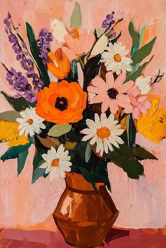 Farbexplosion in Braun