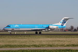 Fokker 100 der KLM, die PH-OFN.