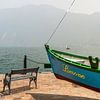 Bootje in Limone sul Garda aan het Gardameer van Jeroen de Jongh Fotografie