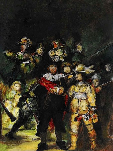 La Garde de nuit à ma façon. par Ineke de Rijk
