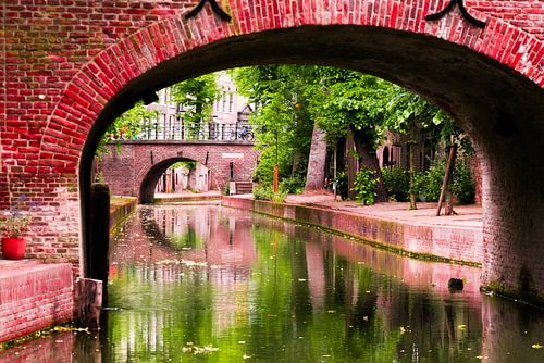 Utrecht - view through nieuwegracht